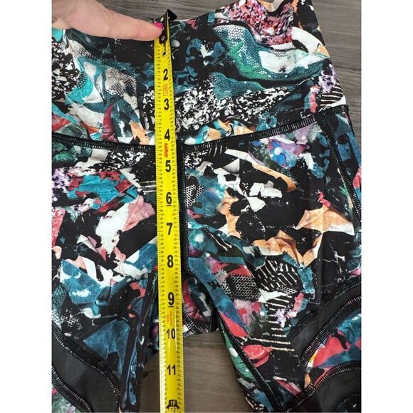 Lululemon Wunder Under High Rise Legging Black Floral Mesh Size 2 - Picture 13 of 15